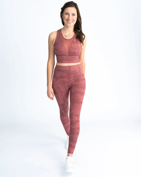 Sportleggings "Maggy" rot laufend