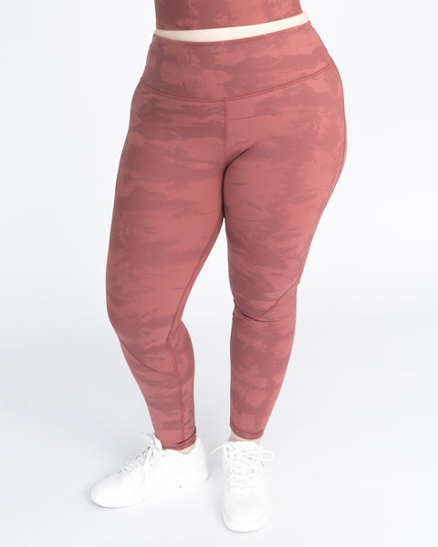Sportleggings "Maggy" rot Beine close-up